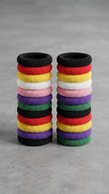 MMJ Premium Multi-Color Elastic Hair Ties Pack of 30